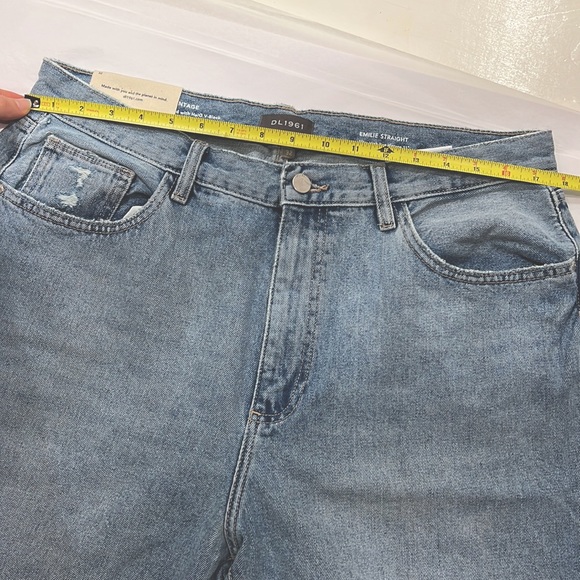 ♻️DL1961♻️ Boyfriend Ultra High Rise Vintage Straight Leg / Size 32 / New w… - Picture 5 of 7
